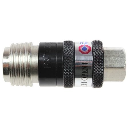 Coilhose Pneumatics 5-in-1 Automatic Safety Exhaust Coupler 1/4" FPT Blank Bagged 150USE-B-BAG